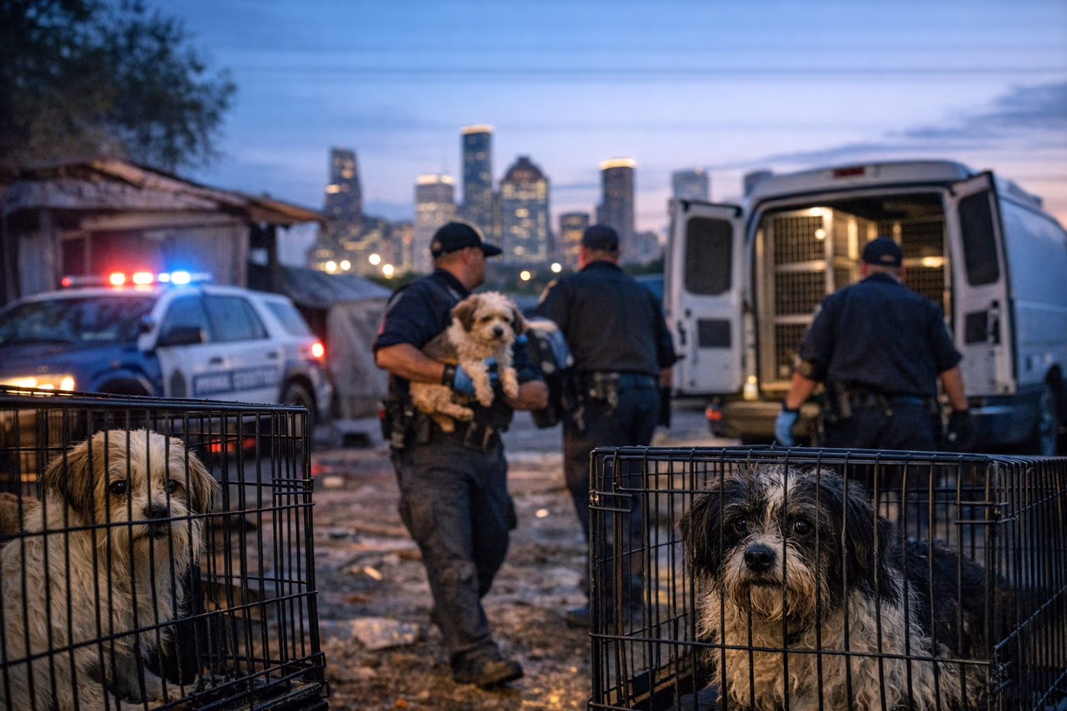 17 Dogs Rescued in Humble After Investigation Into Alleged Breeding Operation