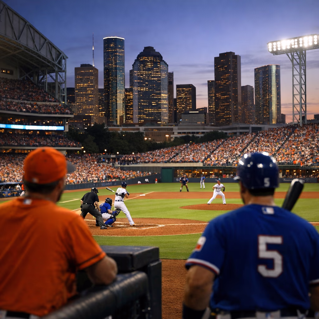 Astros vs. Rangers Live Score: Houston Opens Big AL West Set at Daikin Park