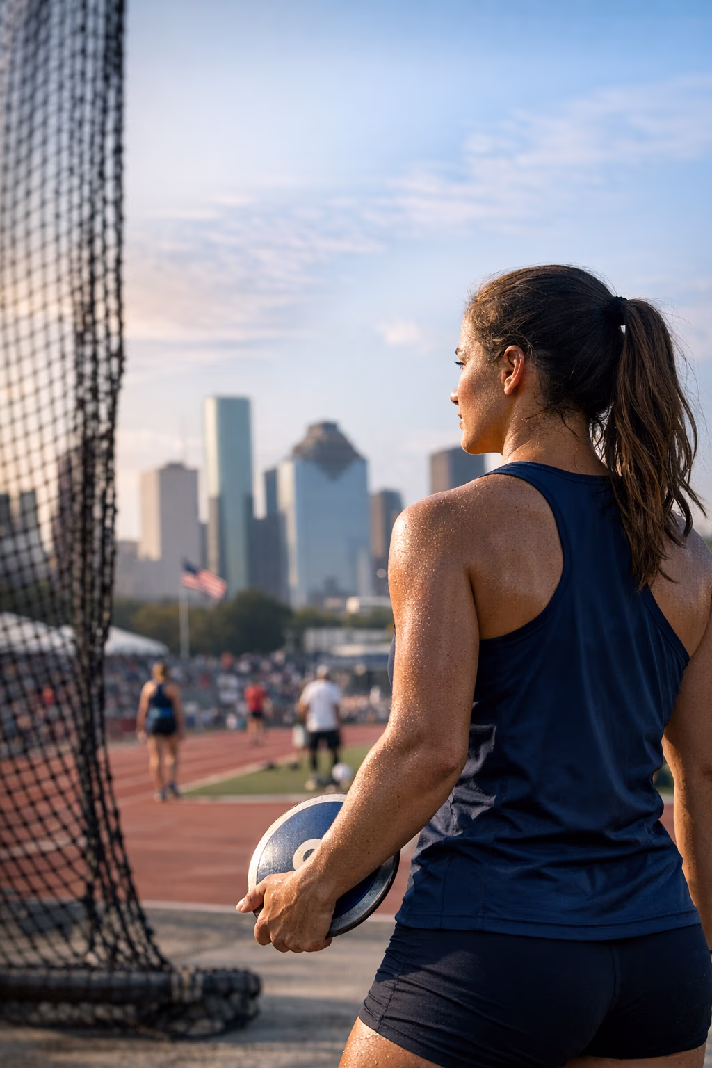 Rice Owls Take Fifth as Marais Wins Discus Title