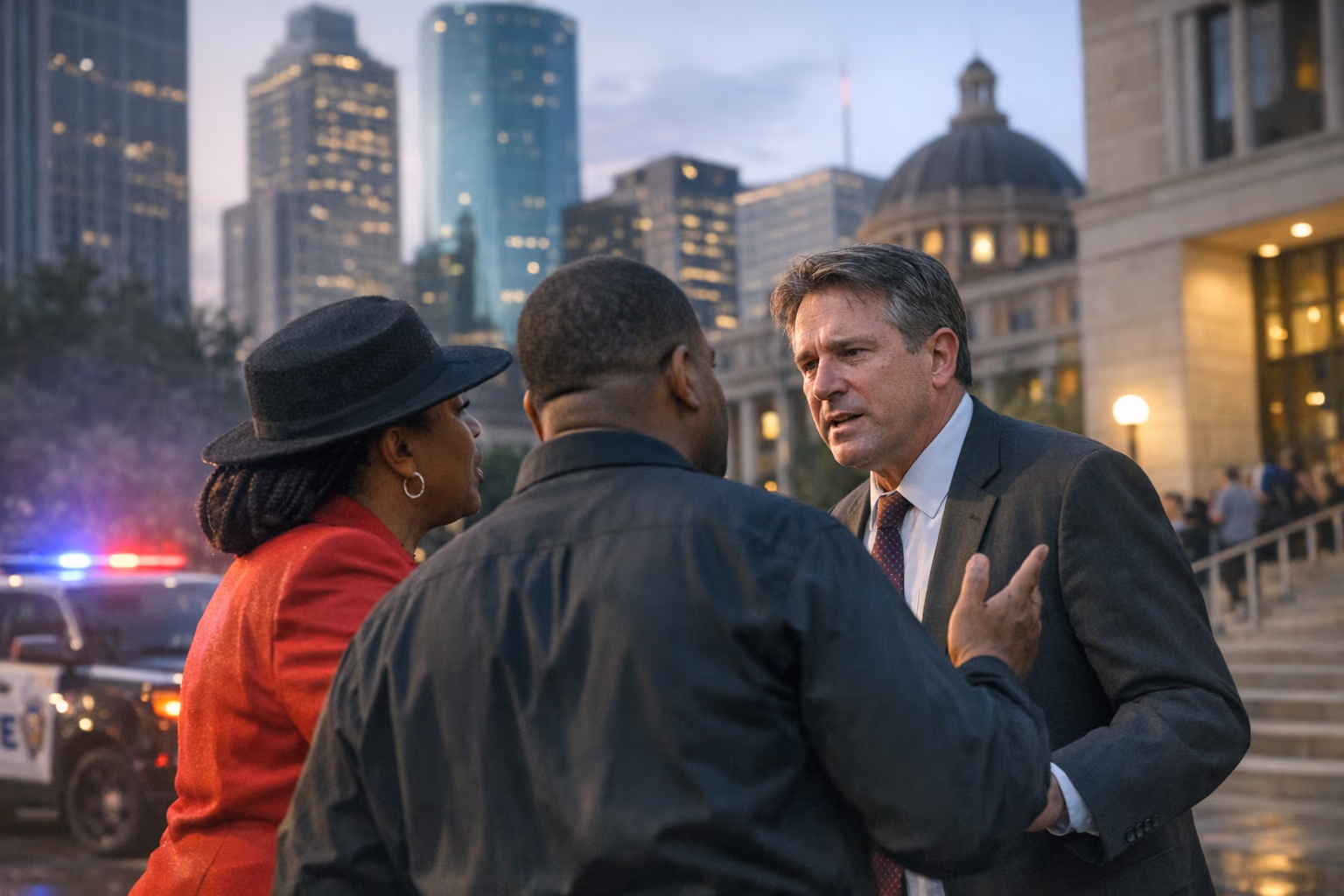 Houston activists confront attorney over reported slur use