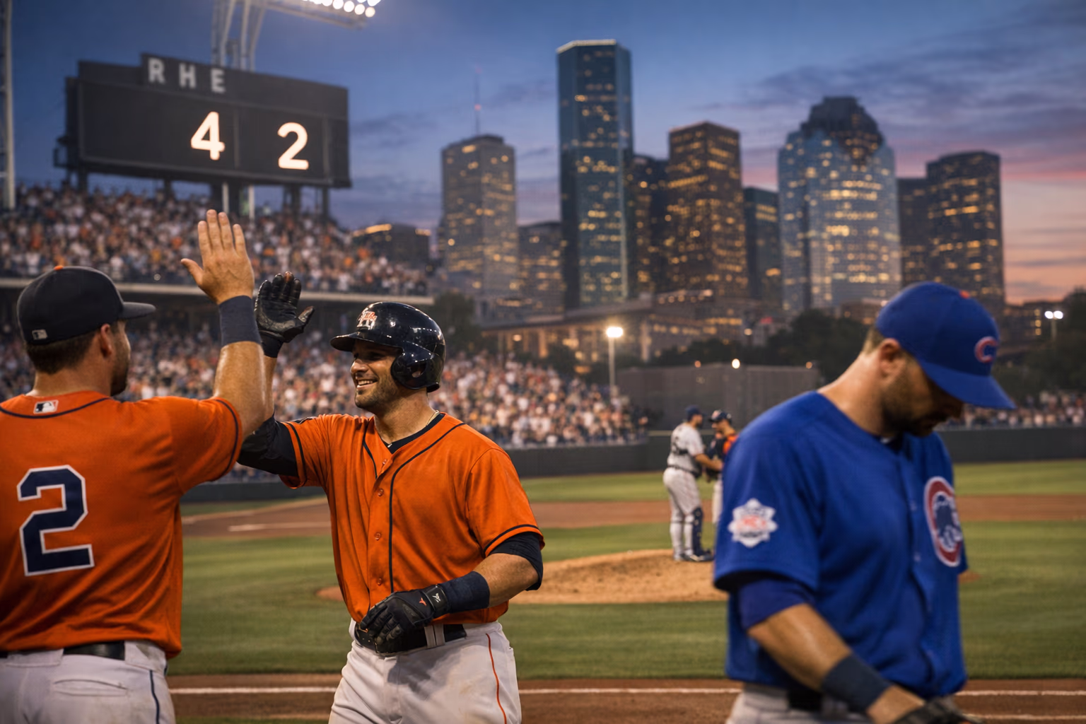Astros beat Cubs 4-2 as Houston hands Chicago sixth loss