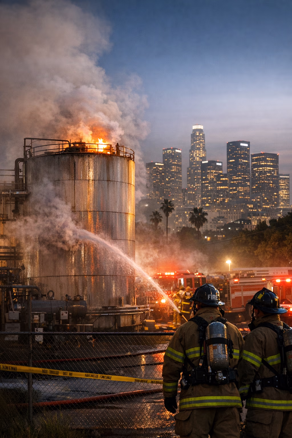 Chemical Tank Heating Up Prompts LA Area Evacuation