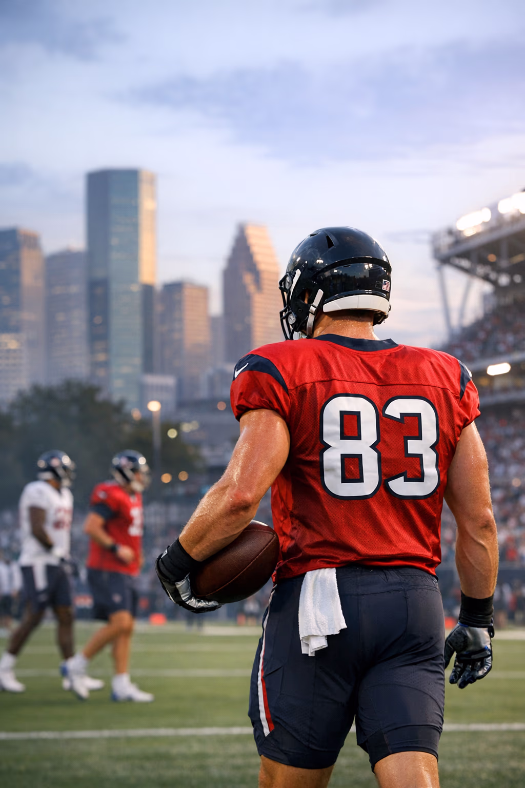 Texans TE versatility helps Andrew Beck stay in the mix