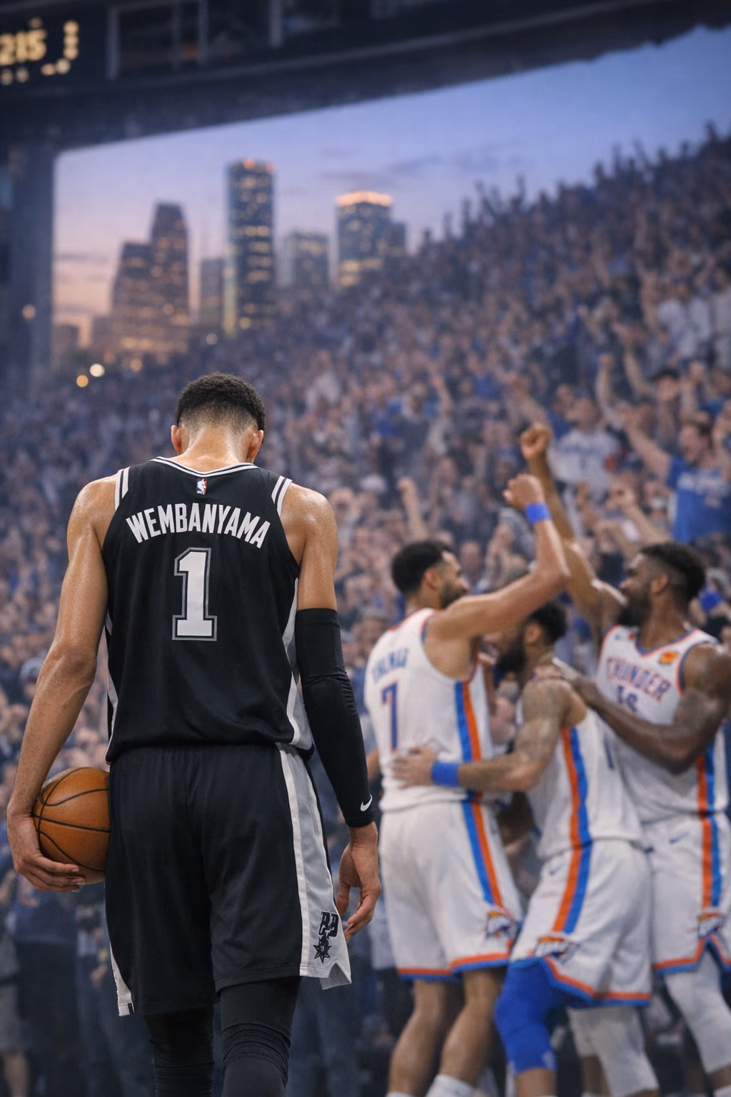 Victor Wembanyama scores 20 as Spurs lose Game 5