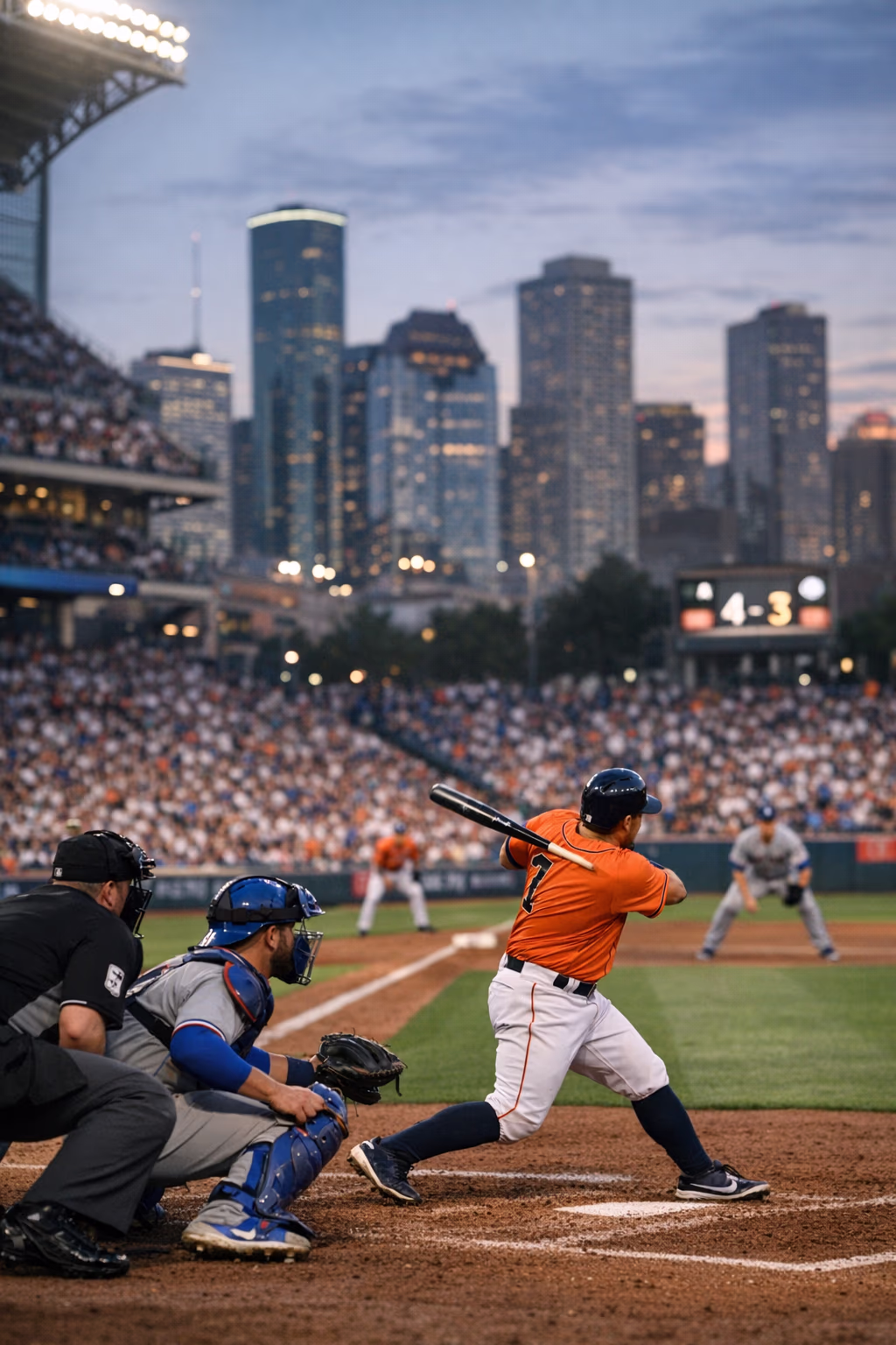 Astros edge Rangers 4-3 on May 27 in Houston series