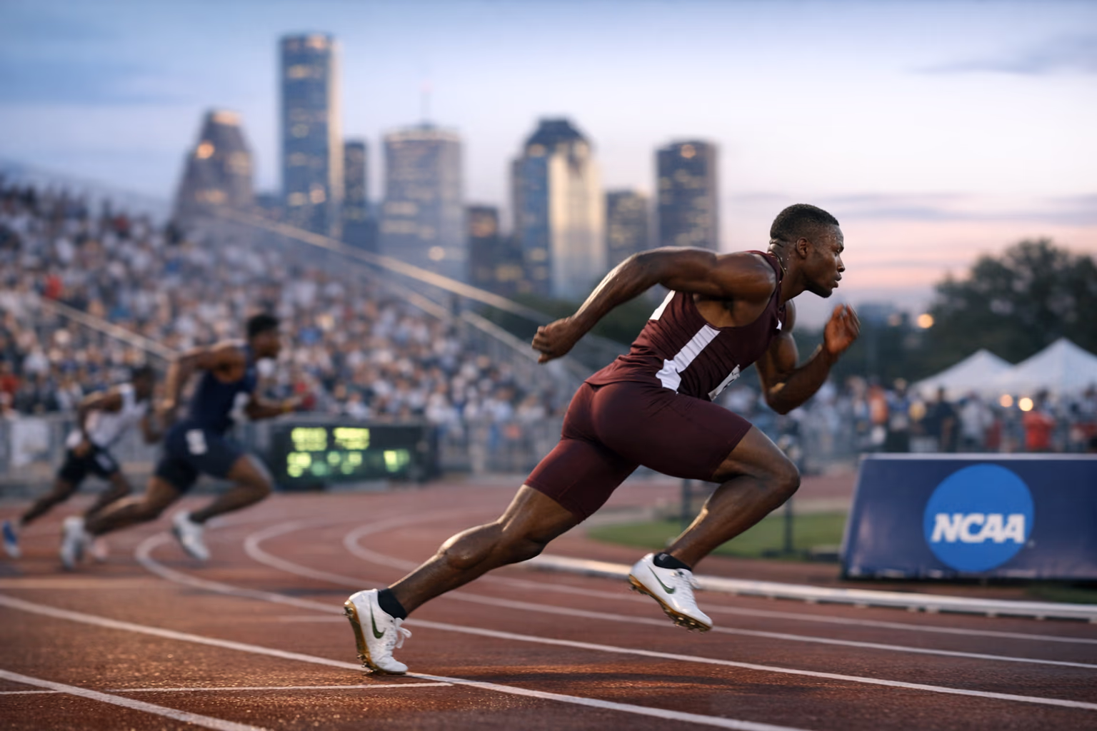 Fosuhene advances in 100 and 200 at NCAA West First Round