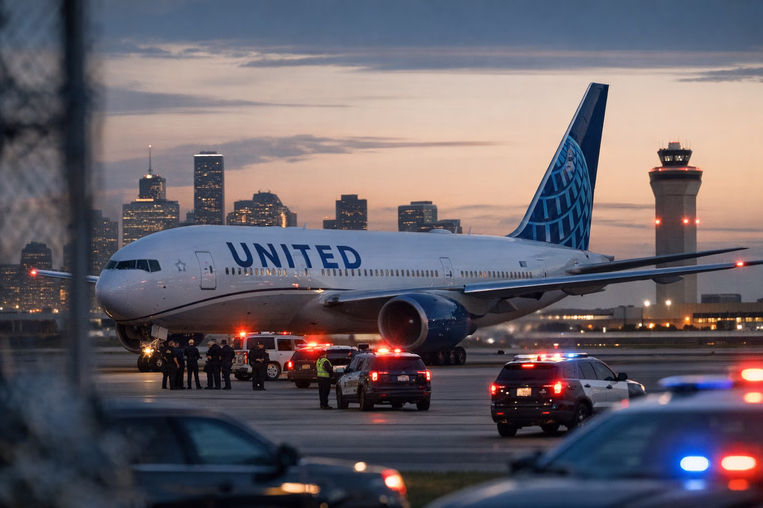 United Airlines flight to Spain returns after threat