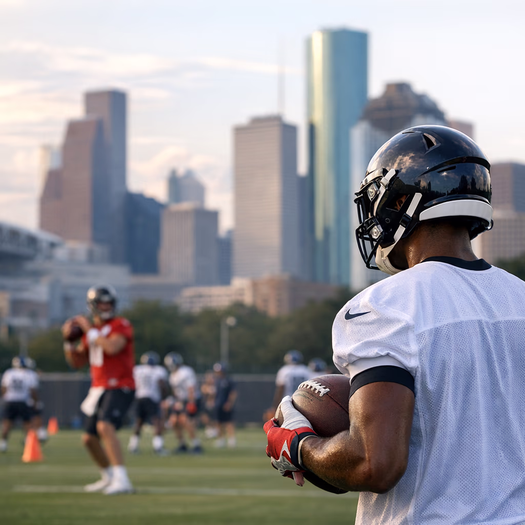 Jayden Higgins details Texans OTAs and rookie progress