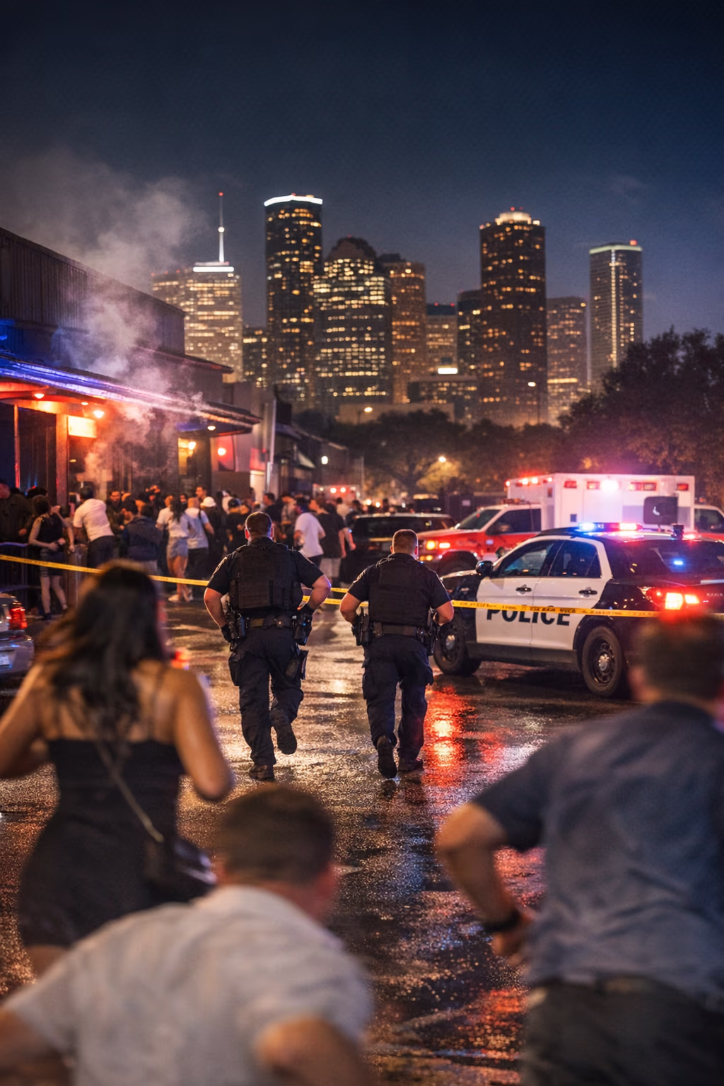 Houston Nightclub Shooting Sends Crowd Running