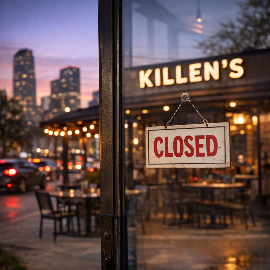 Killen's Heights Location to Close After Six Years