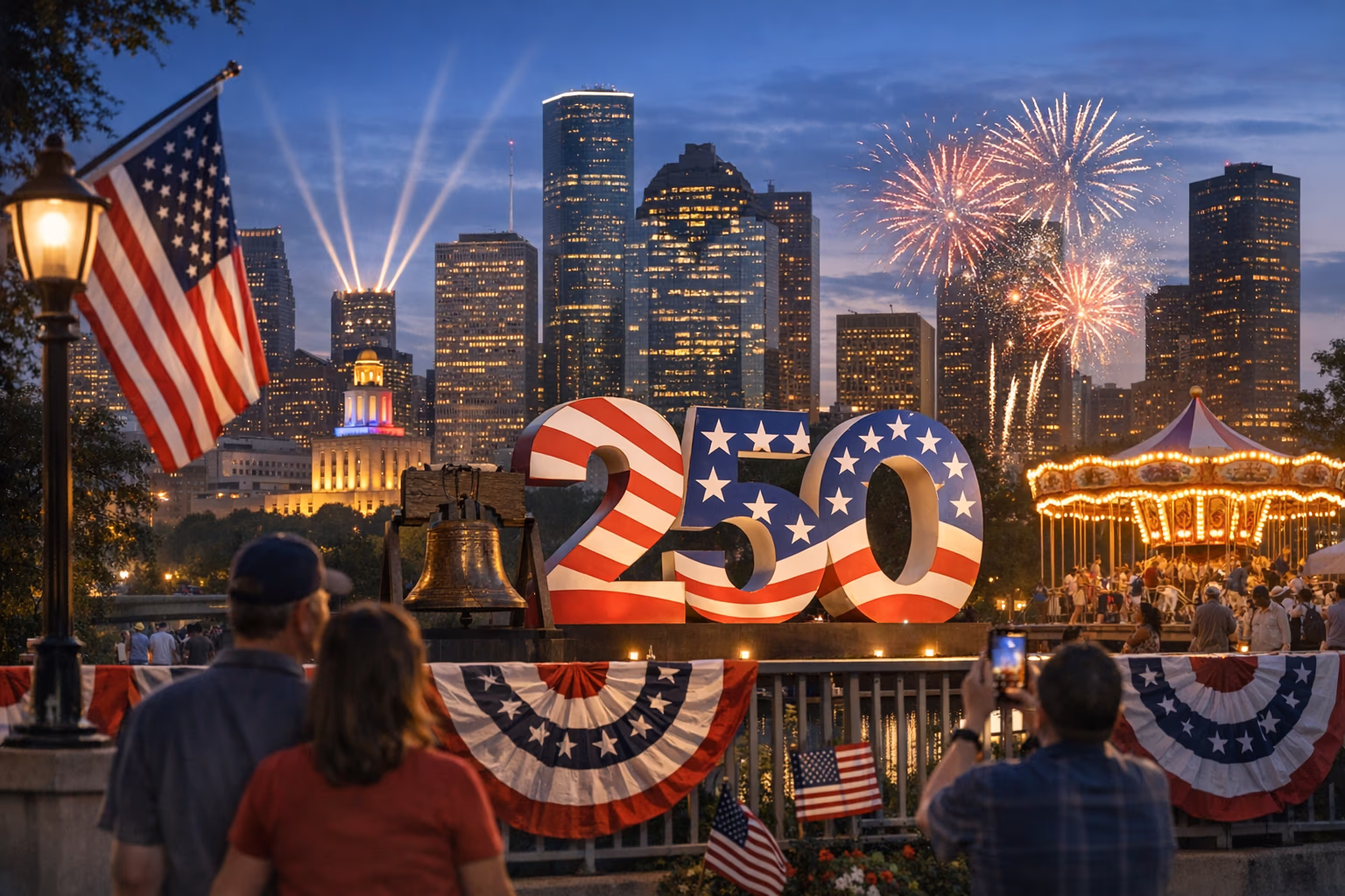 250th Anniversary Sightings Draw Attention in Houston