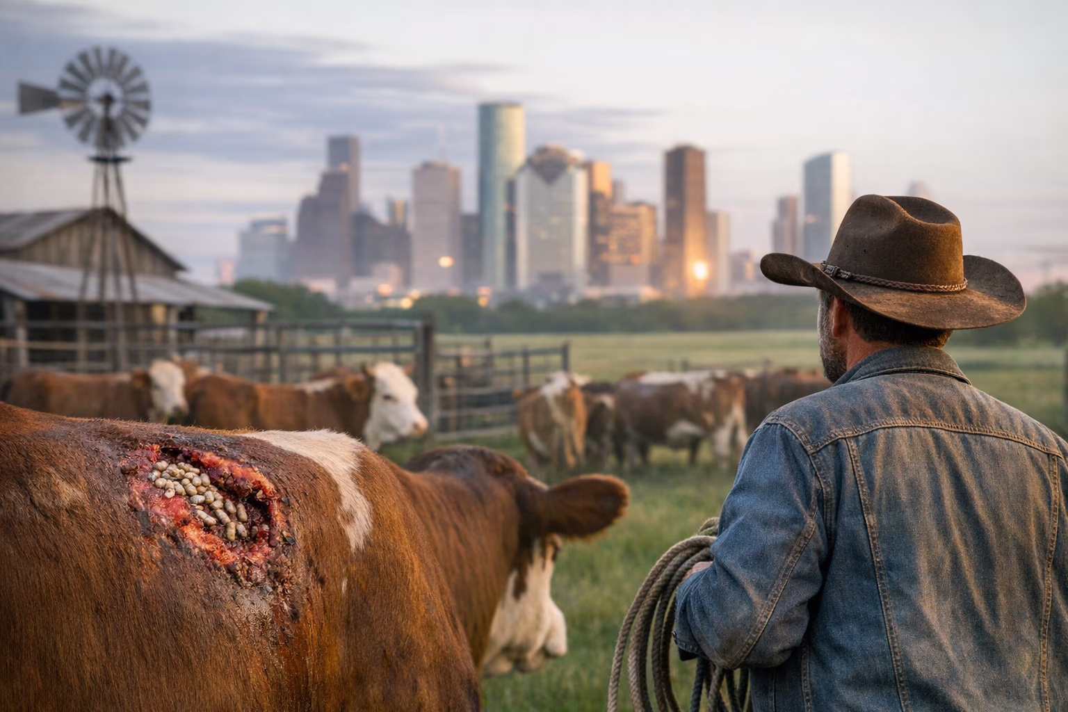 Screwworm Threat Raises New Concerns for Houston Ranchers
