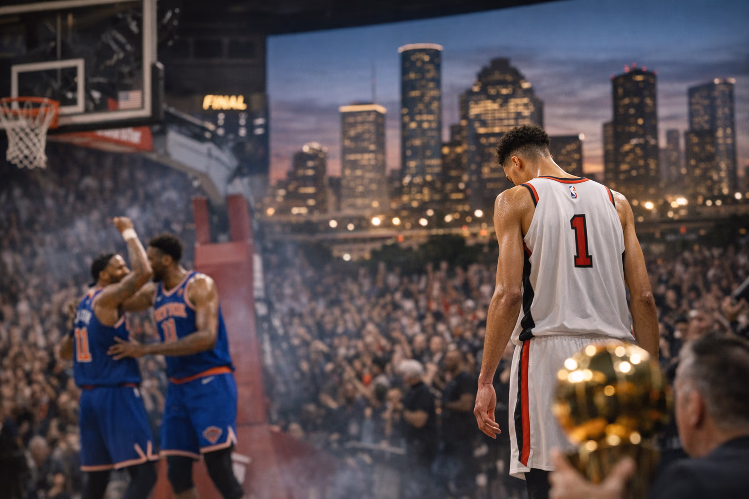 NBA Finals: Knicks grab 2-0 lead as Wembanyama slips