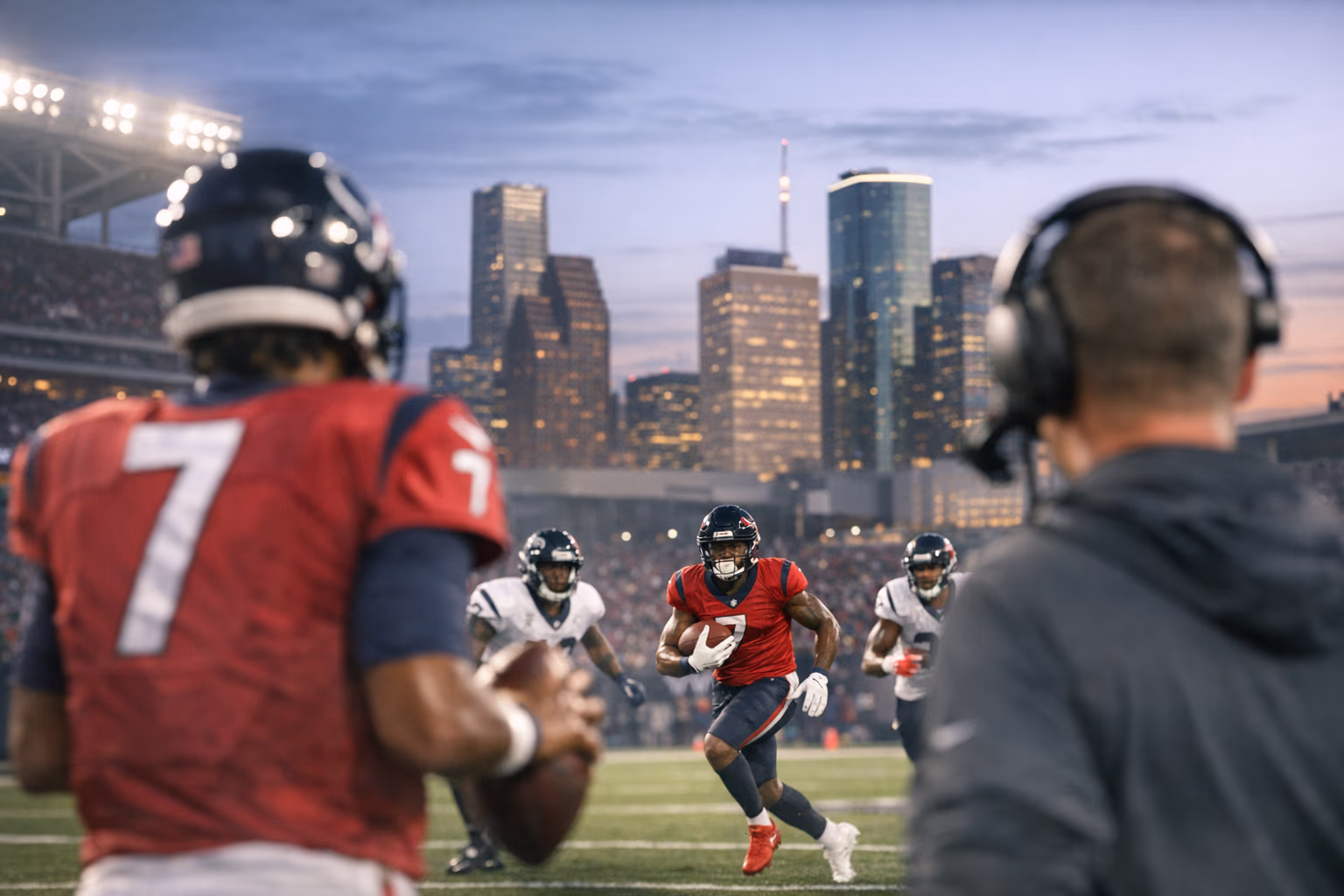 Houston Texans offense puts pressure on Nick Caley
