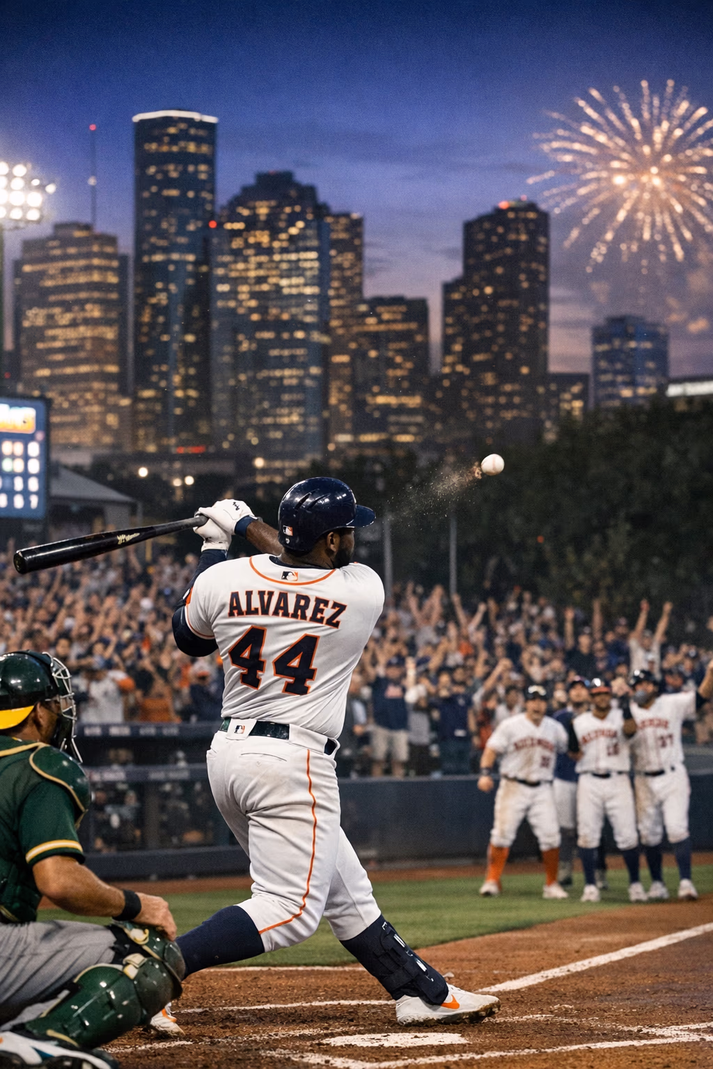 Yordan Alvarez Powers Astros Rout of A's With Grand Slam