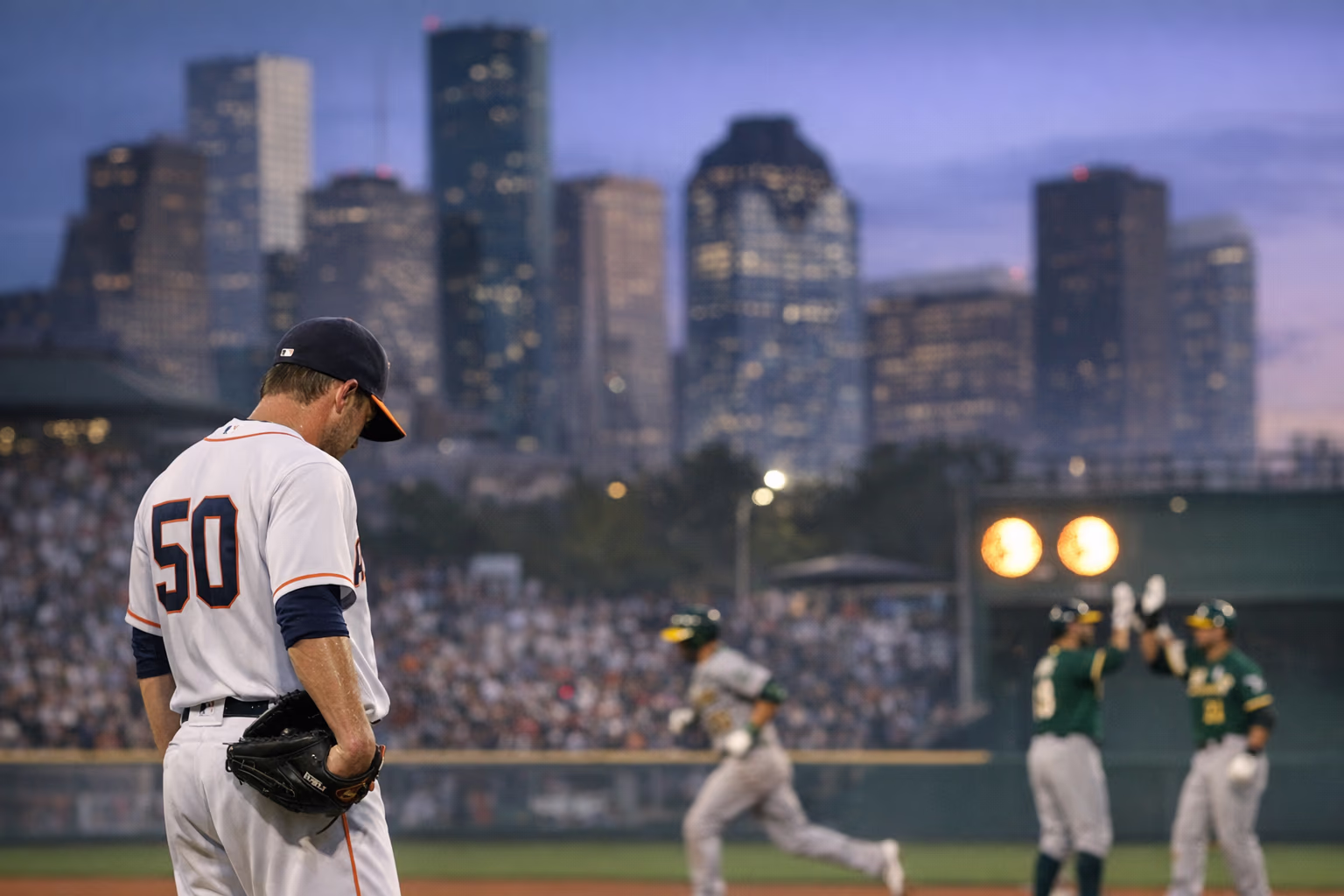 Astros loss to A's wastes another quiet night at plate