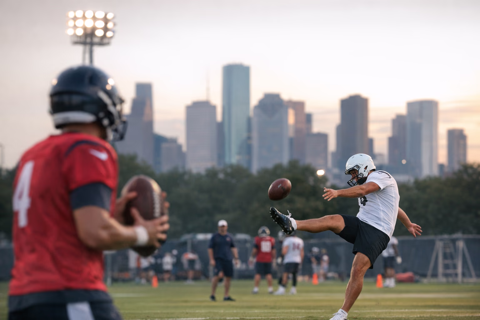 Texans punter competition tightens at training camp