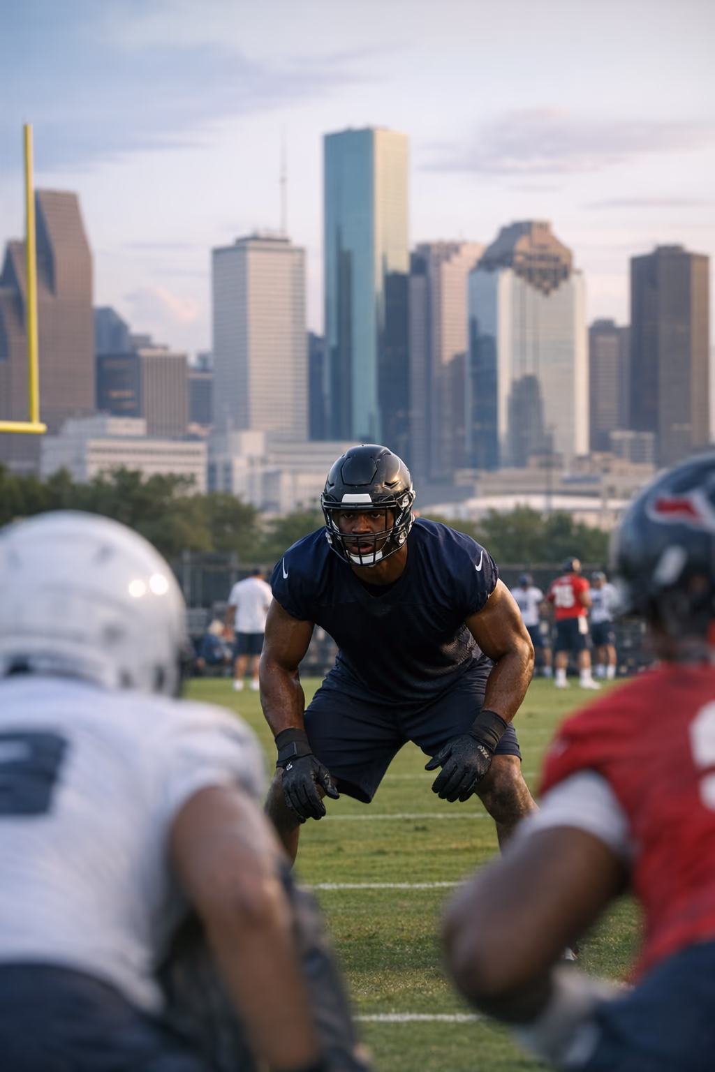 Danielle Hunter details Texans minicamp progress