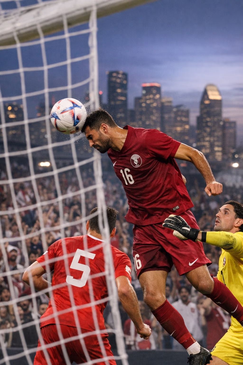 Qatar draw with Switzerland on Boualem Khoukhi header