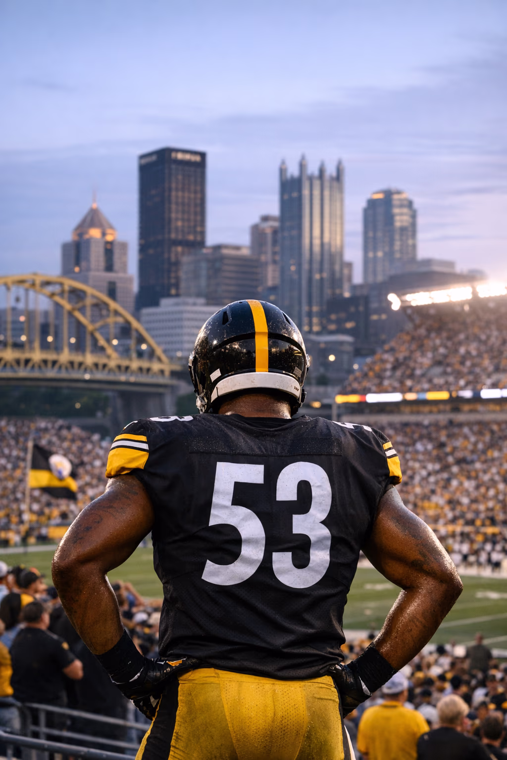Former Steelers linebacker Kyahva Tezino returns to Pittsburgh
