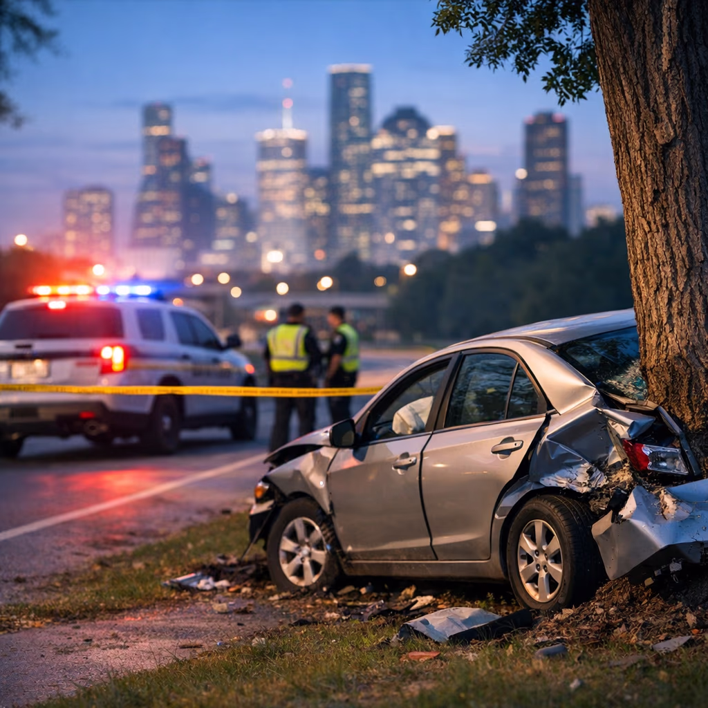 Houston crash death may have followed medical issue