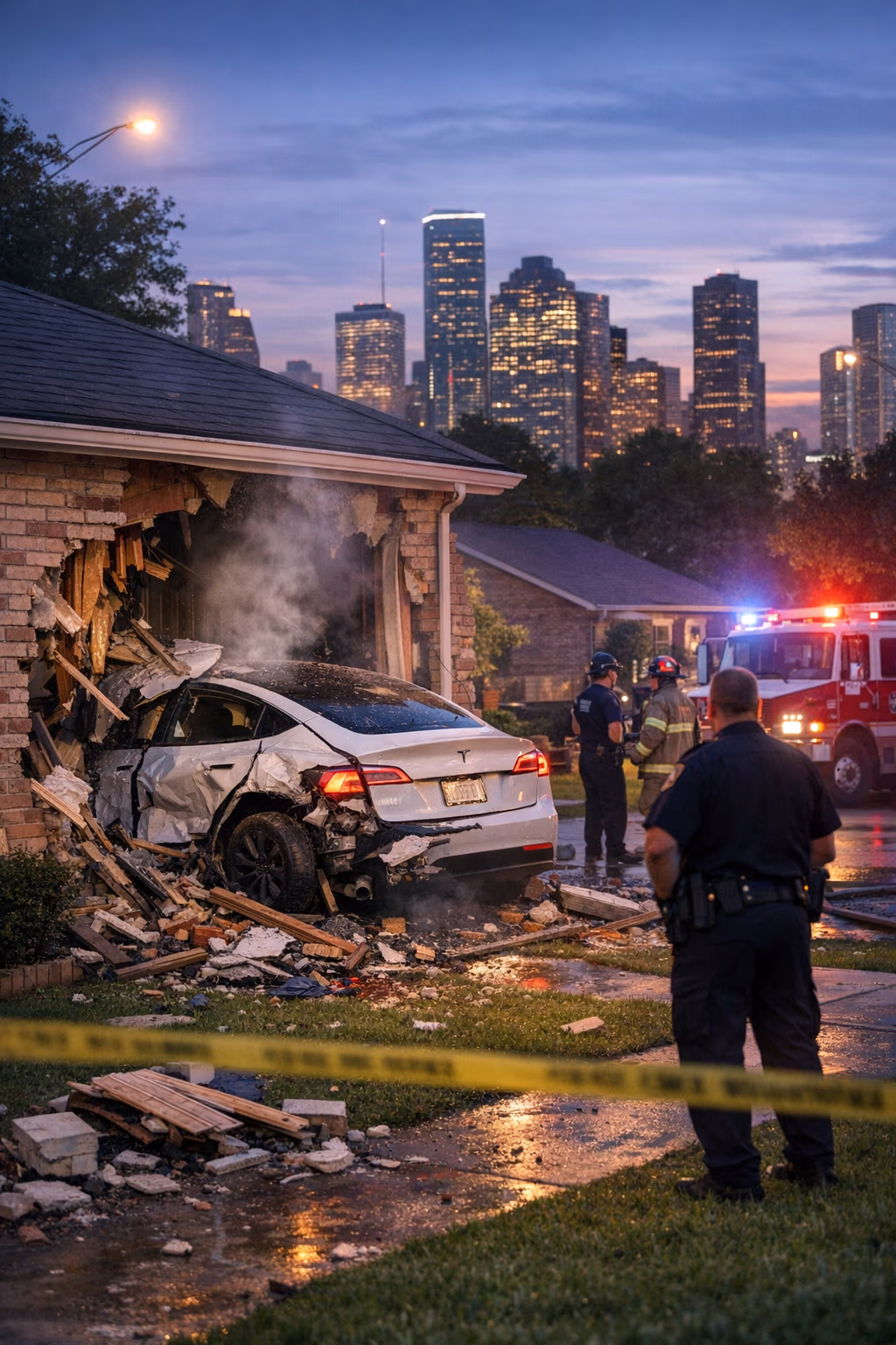 Tesla Crash Into Home Kills Texas Woman, Report Says