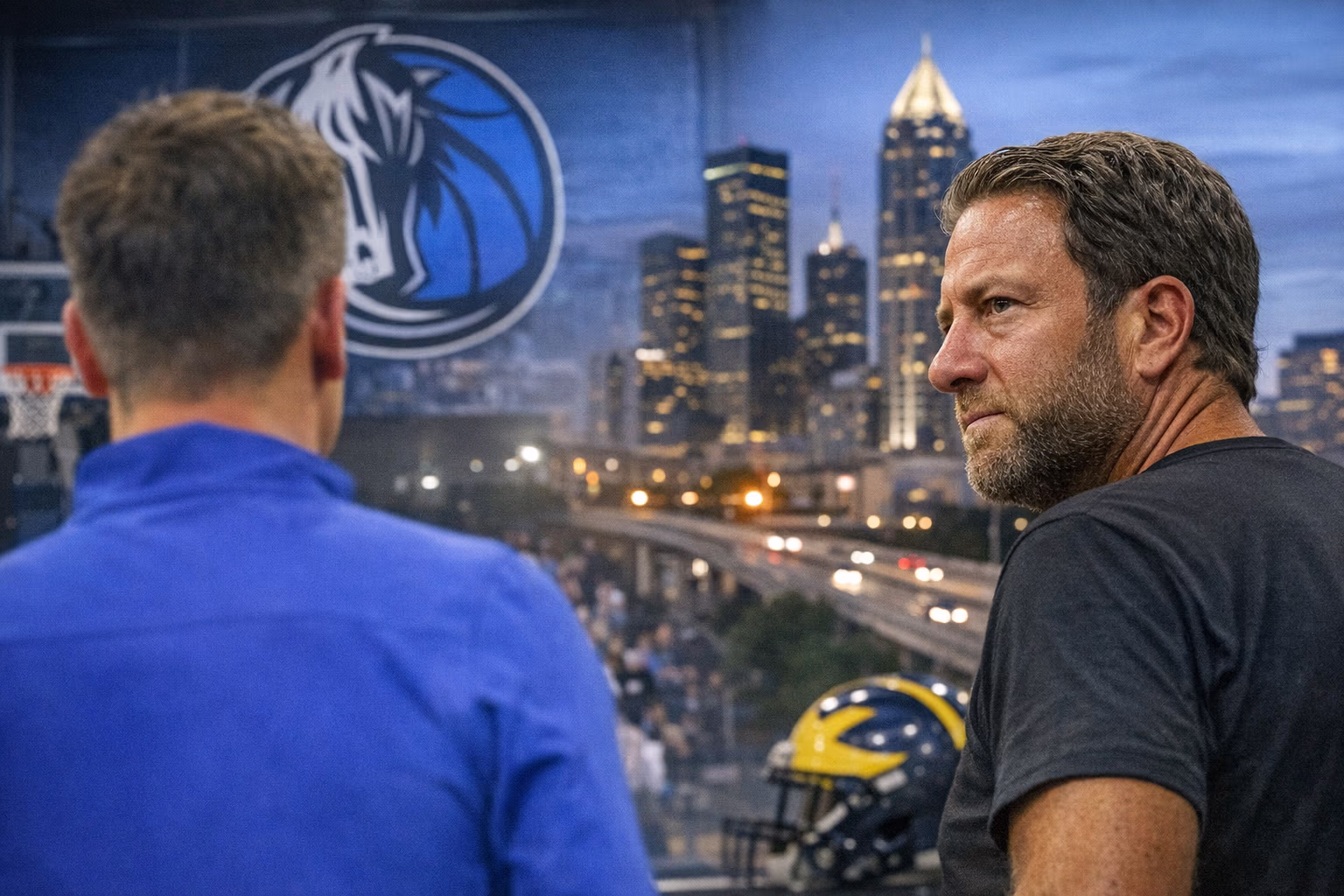 Dave Portnoy reacts as Dusty May exits Michigan for NBA