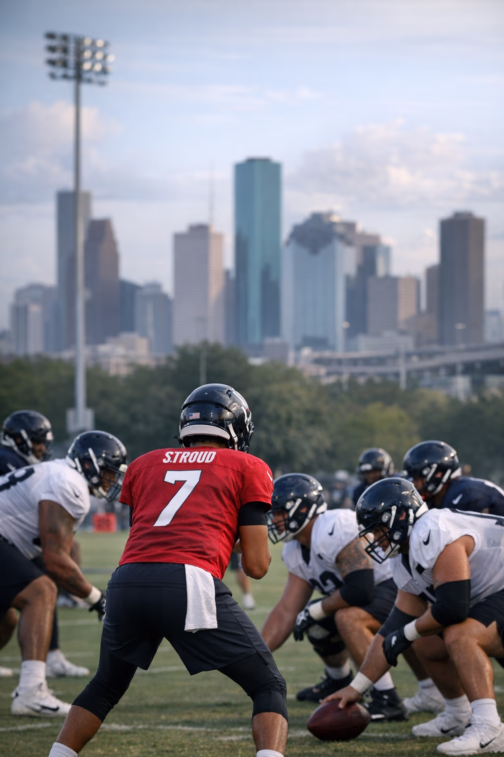 Texans Training Camp Puts C.J. Stroud Protection on Center Stage