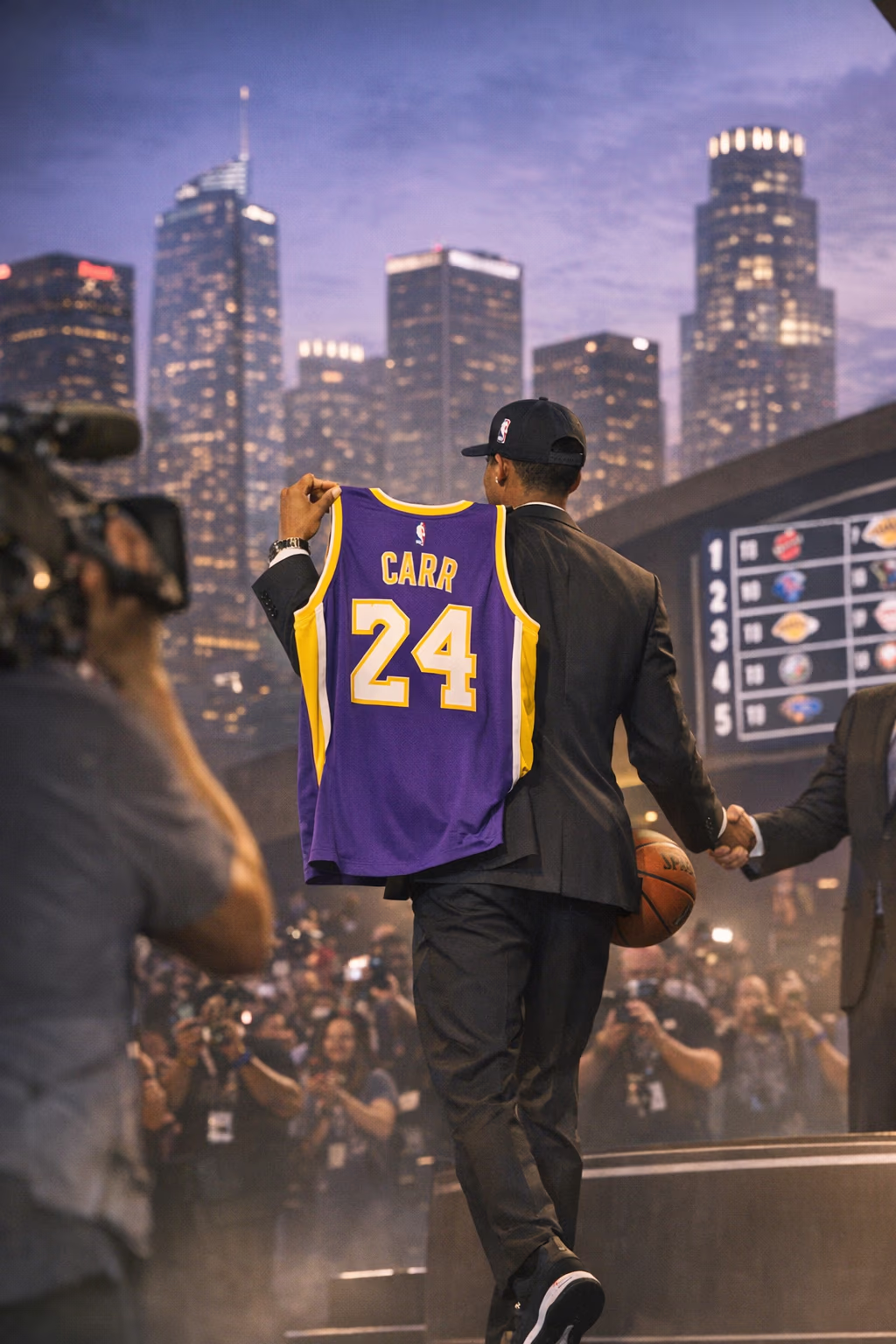 Lakers Draft Cameron Carr After Trade Up to No. 24