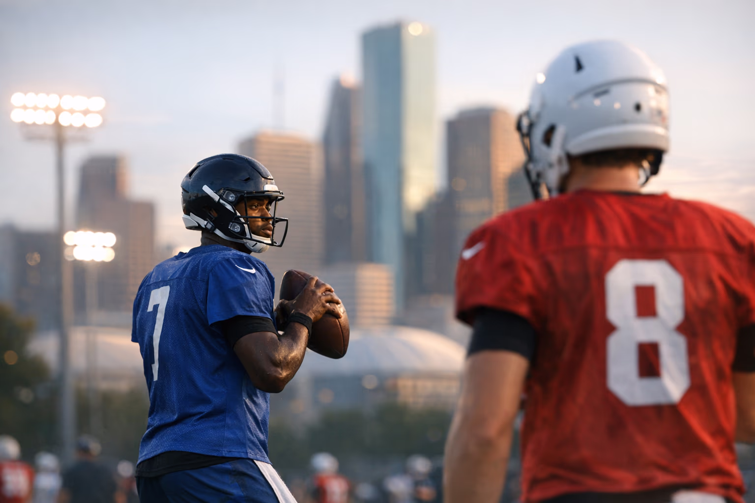 Geno Smith minicamp buzz adds pressure to Cade Klubnik