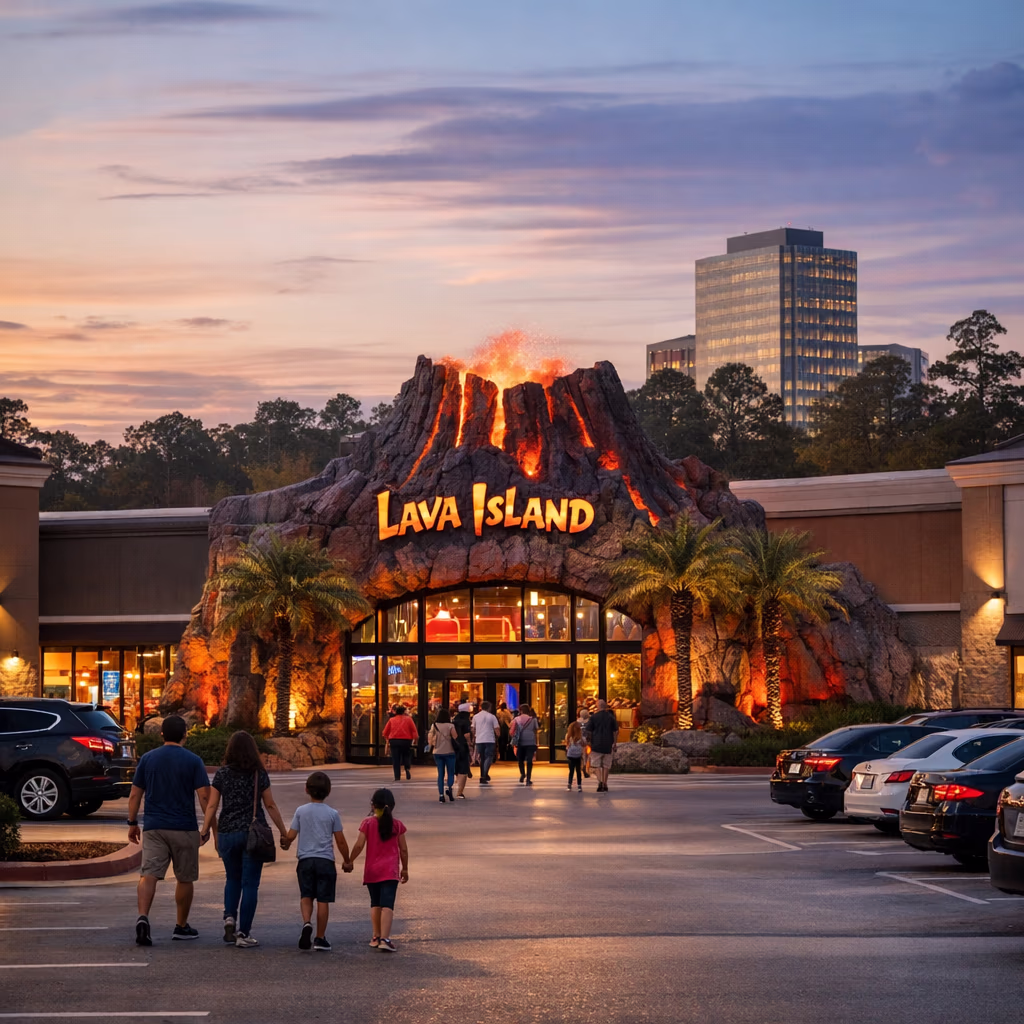 Lava Island set for Panther Creek Village Center