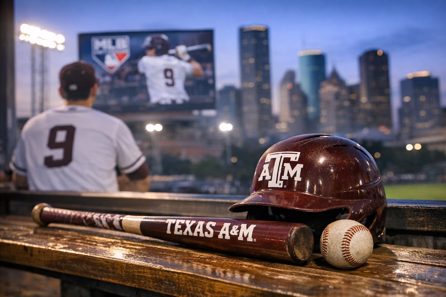 Chris Hacopian MLB Network Feature Puts Texas A&M Bat in View