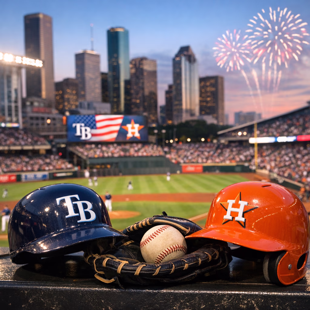 Tampa Bay Rays vs Houston Astros TV Schedule for July 4