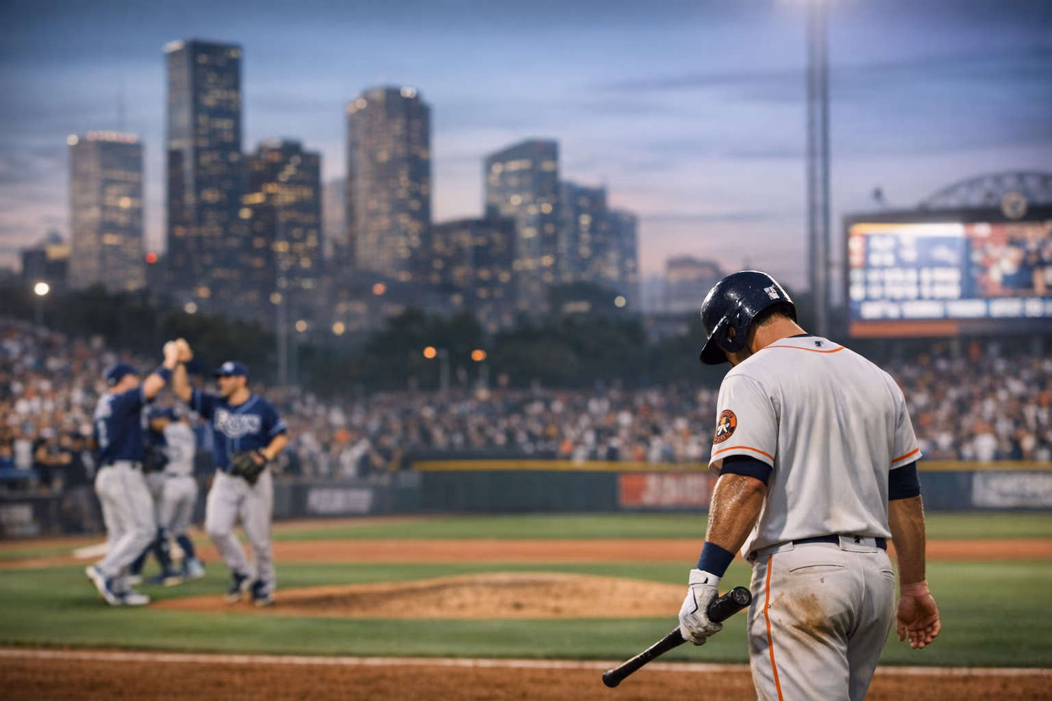 Houston Astros drop opener to Rays after quiet bats