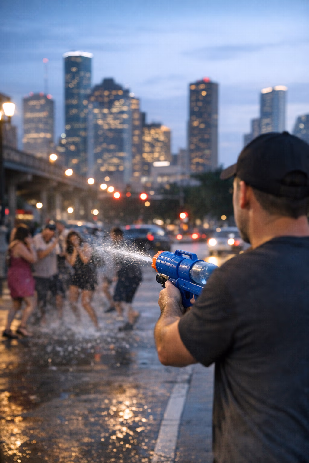 Houston Water Blaster Case Leads to Charge Against Man, 34