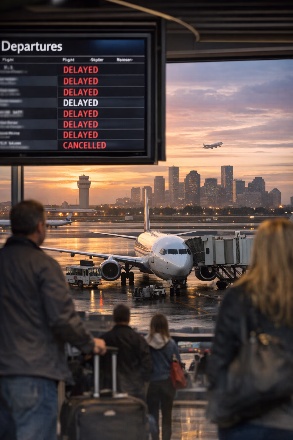 Houston airport delays snarl flights at Bush Intercontinental