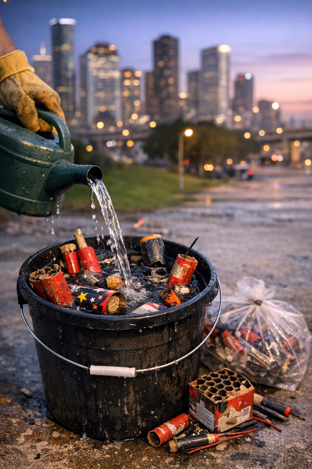 Leftover Fireworks Disposal Tips for Houston Residents