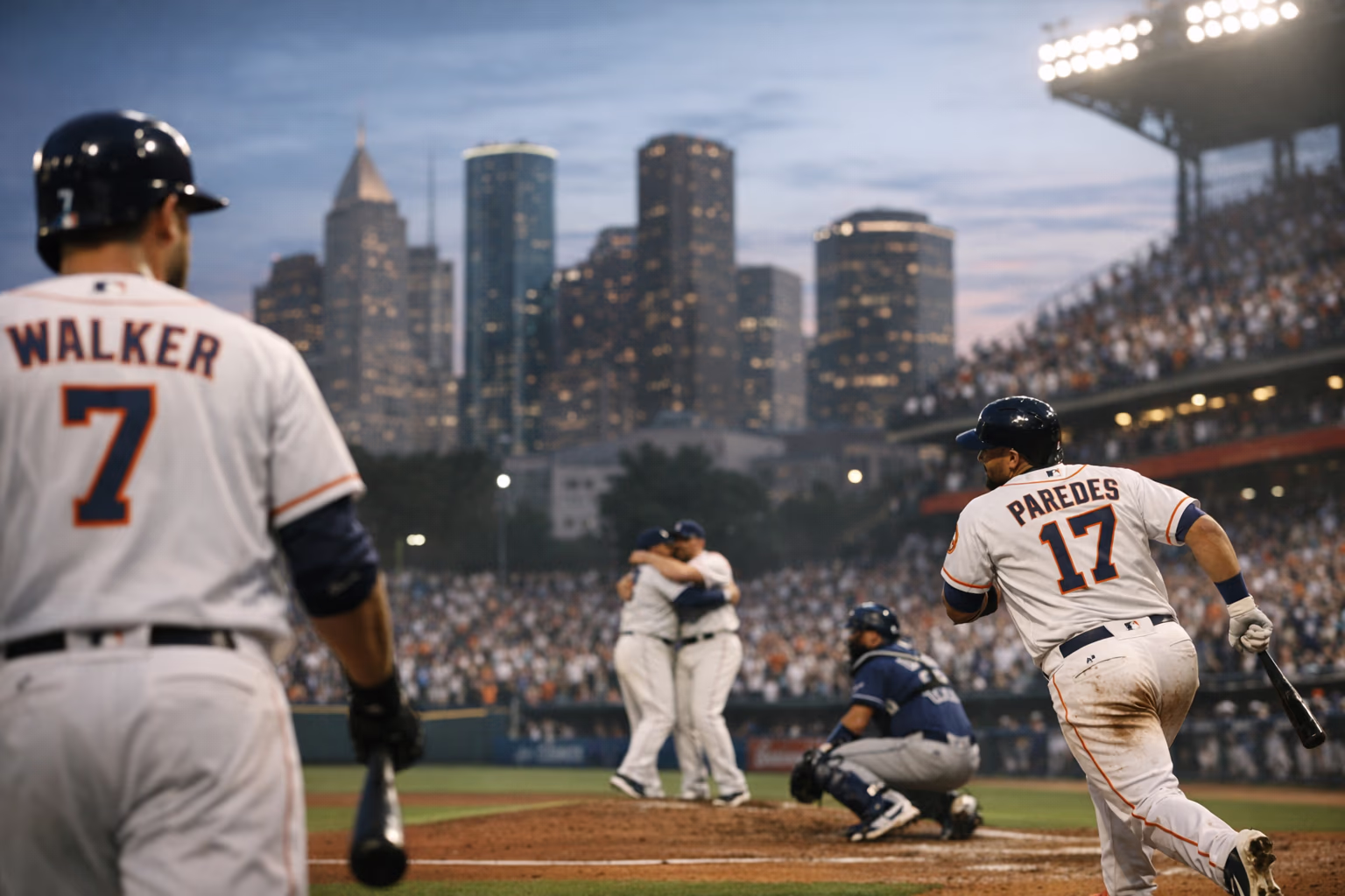 Houston Astros Blank Rays 2-0 Behind Walker, Paredes