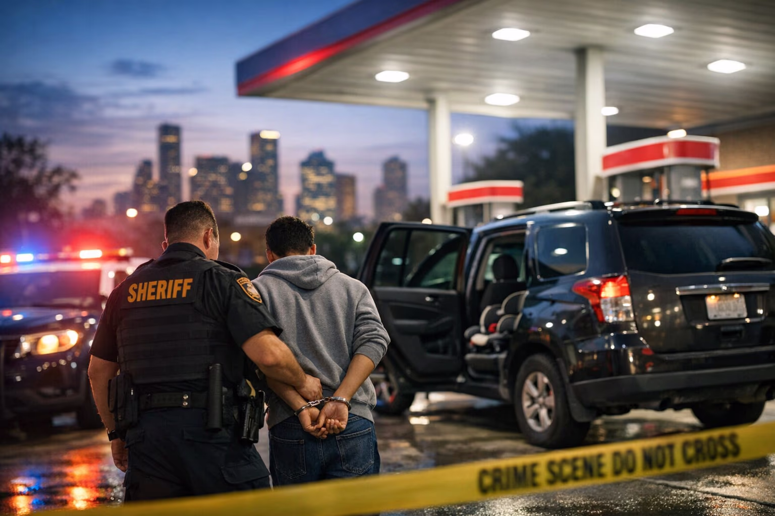 Houston Carjacking Arrest Made After 3 Kids Left in SUV