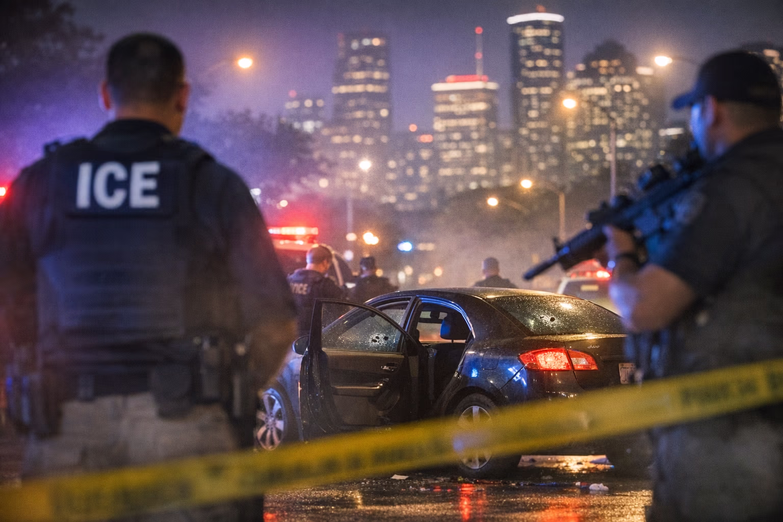 ICE Agents Fatally Shoot Motorist During Houston Stop