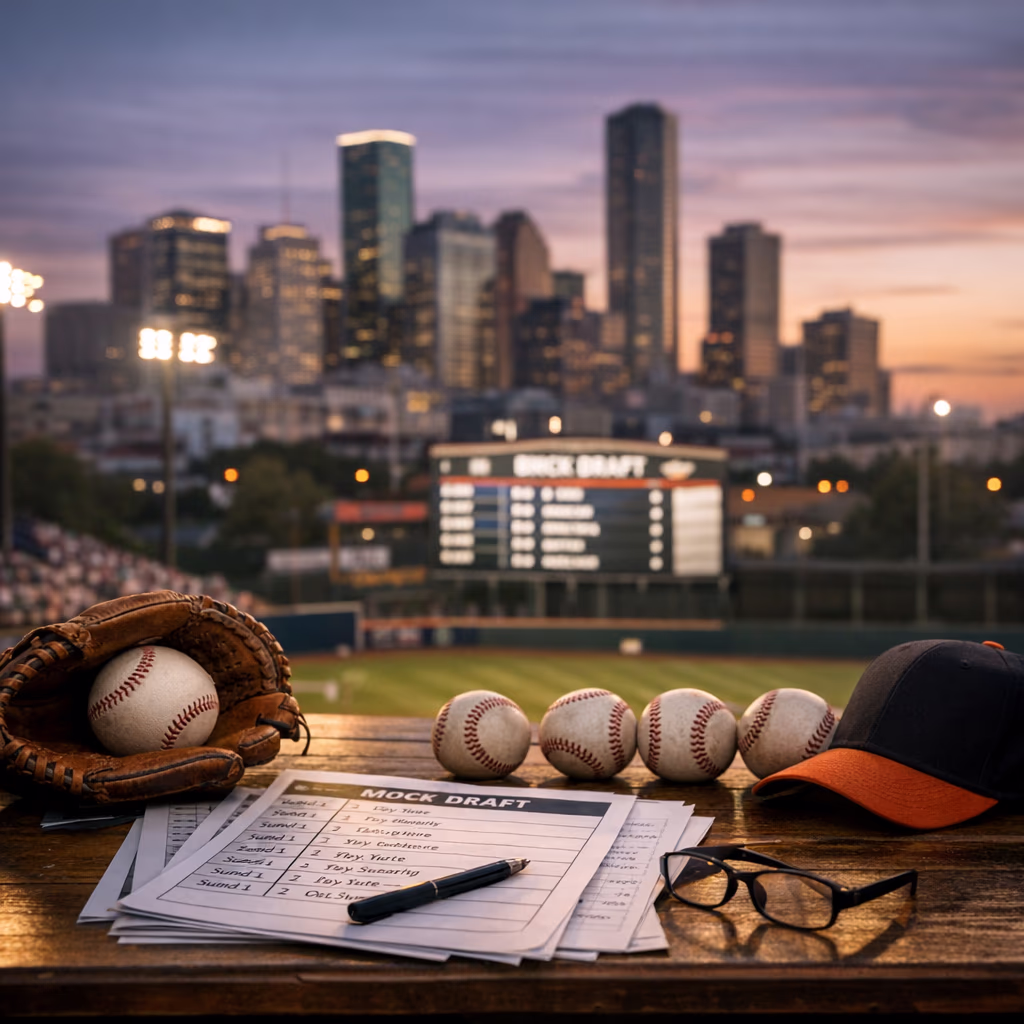 Houston Astros 2026 Mock Draft Maps Out Five Early Picks
