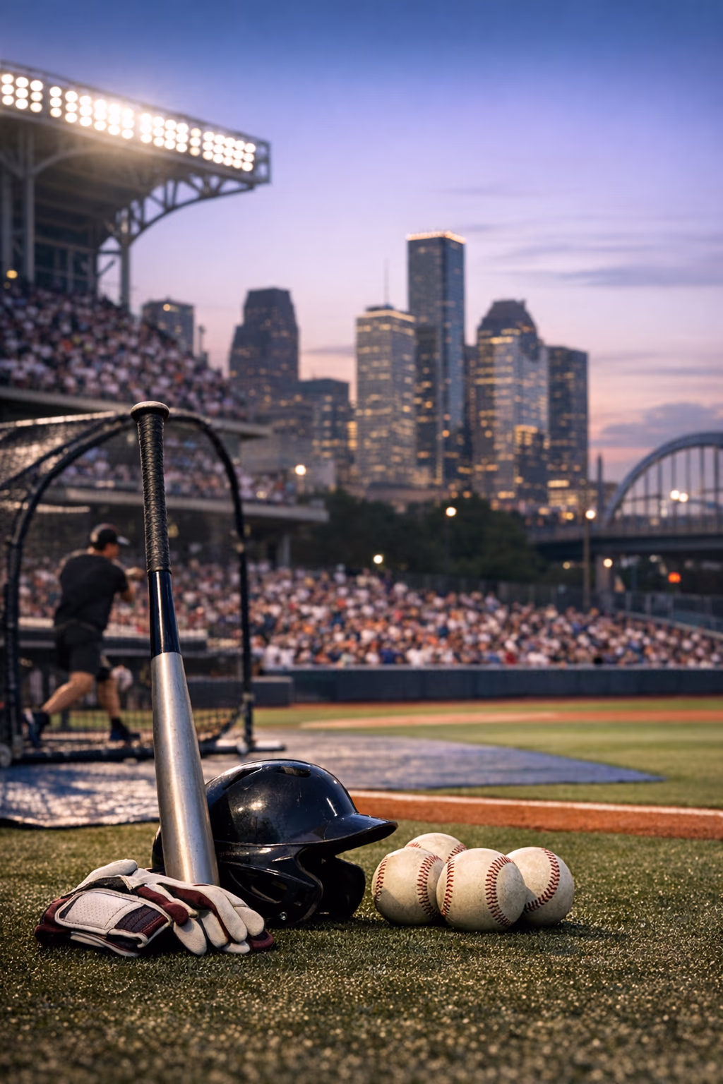 Celebrity Softball Game Home Run Derby Field Set