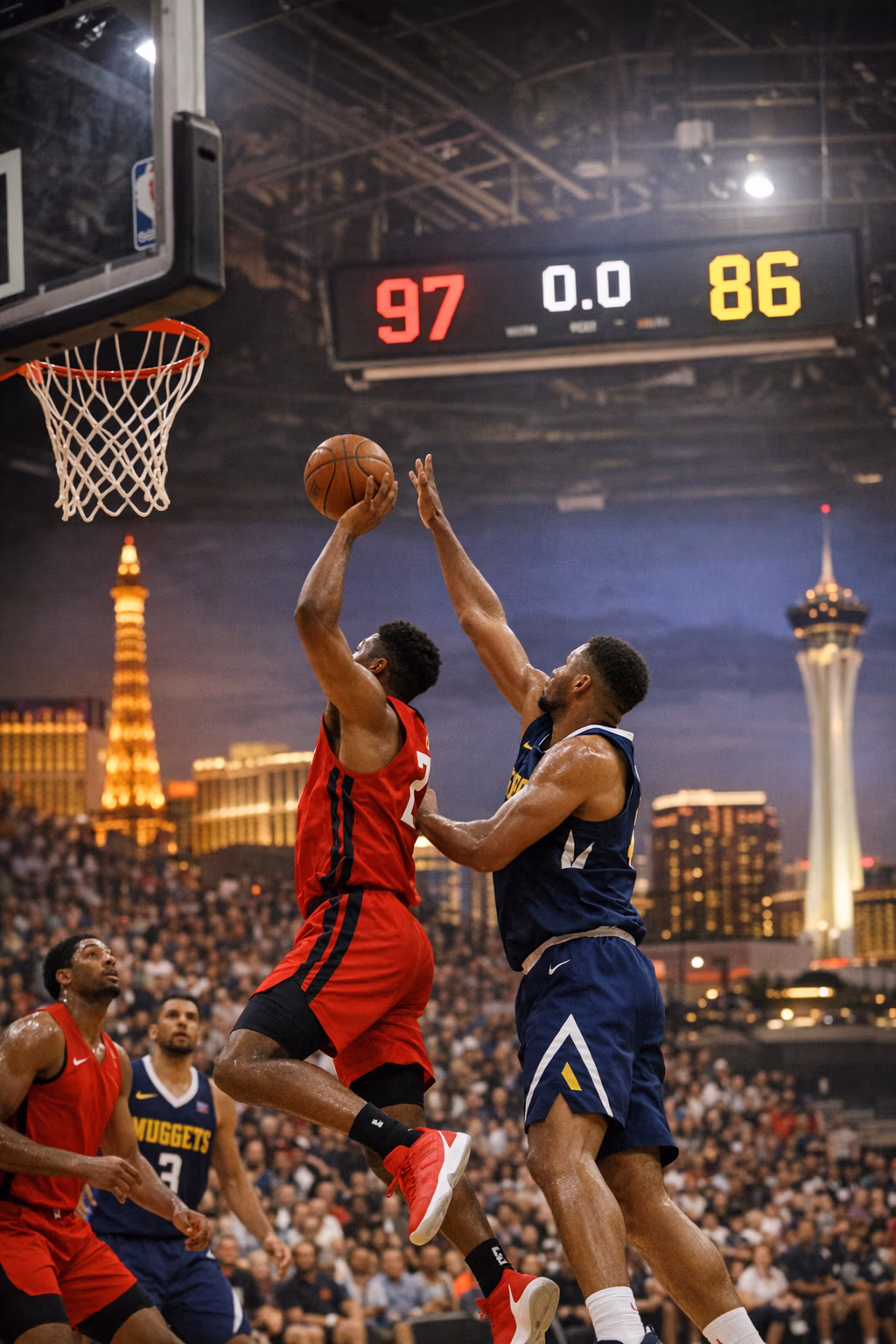 Rockets beat Nuggets 97-86 in Las Vegas opener