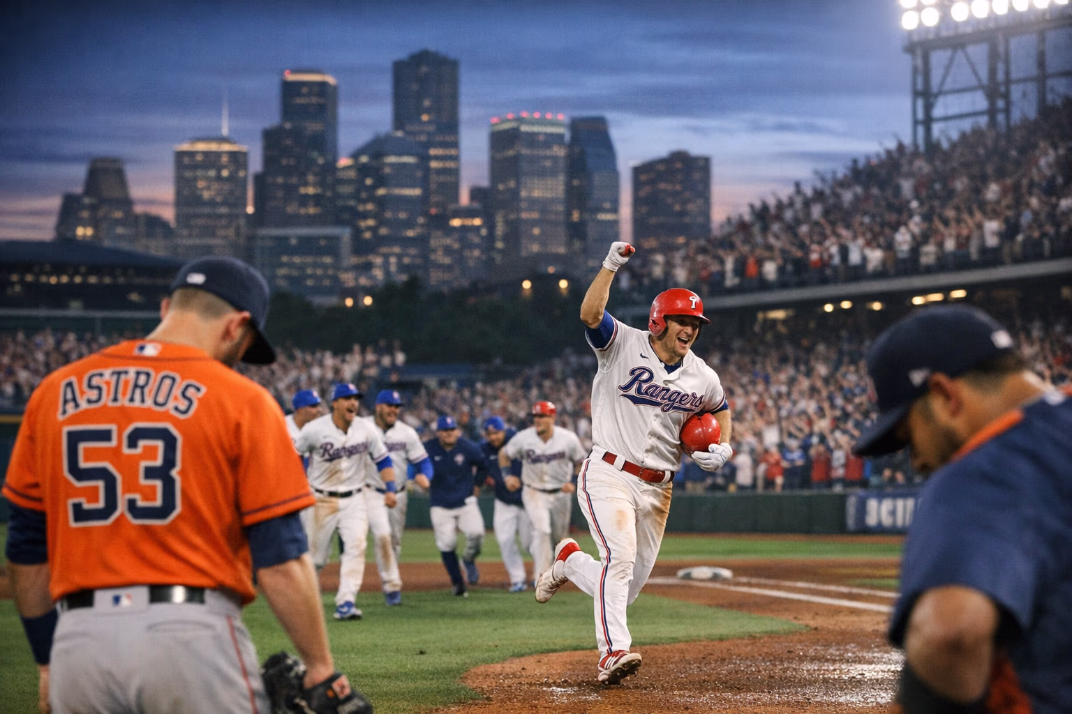Astros fall to Rangers 6-5 on Nimmo walk-off single