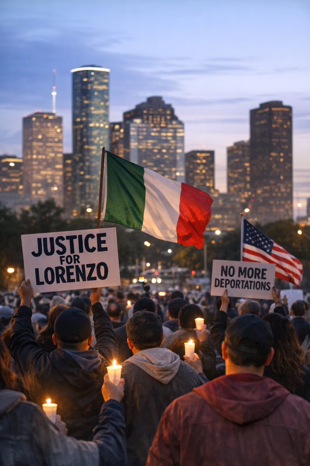 Lorenzo Salgado Araujo Killing Spurs Houston Protest