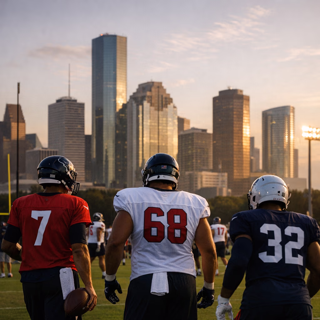 Houston Texans training camp roster opens with 90 players