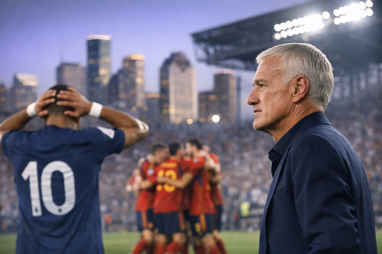 Didier Deschamps concedes Spain outplayed France