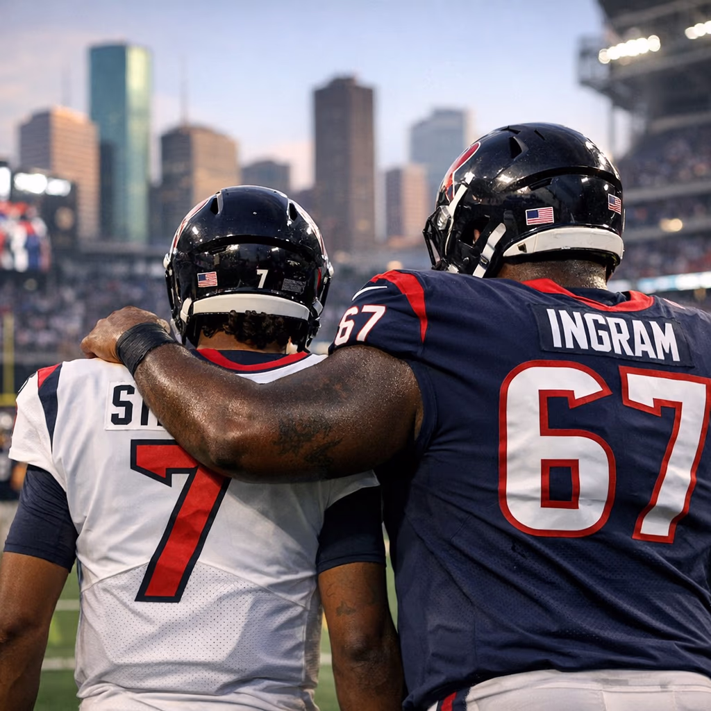 C.J. Stroud Gets Public Backing From Texans Guard Ed Ingram