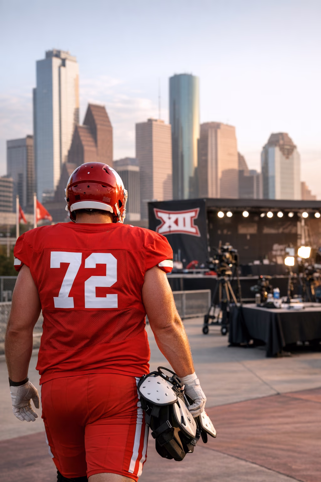 McKenzie Agnello Gives Houston OL a Bigger Voice at Big 12 Day
