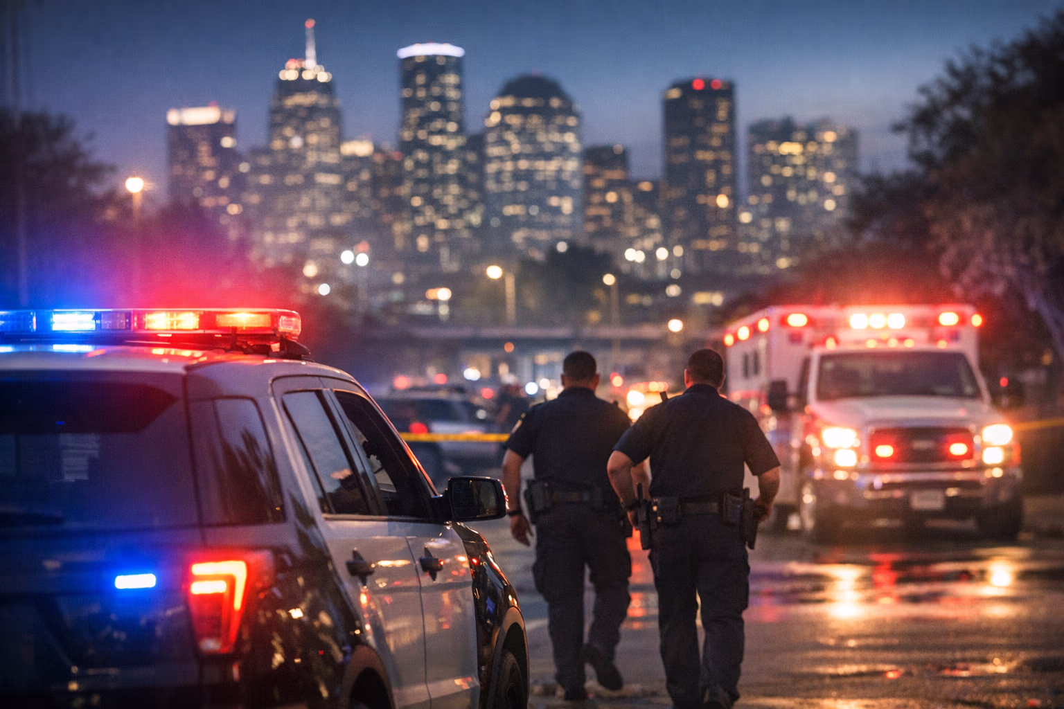Texas Shooting Case Raises Questions on Lights and Sirens